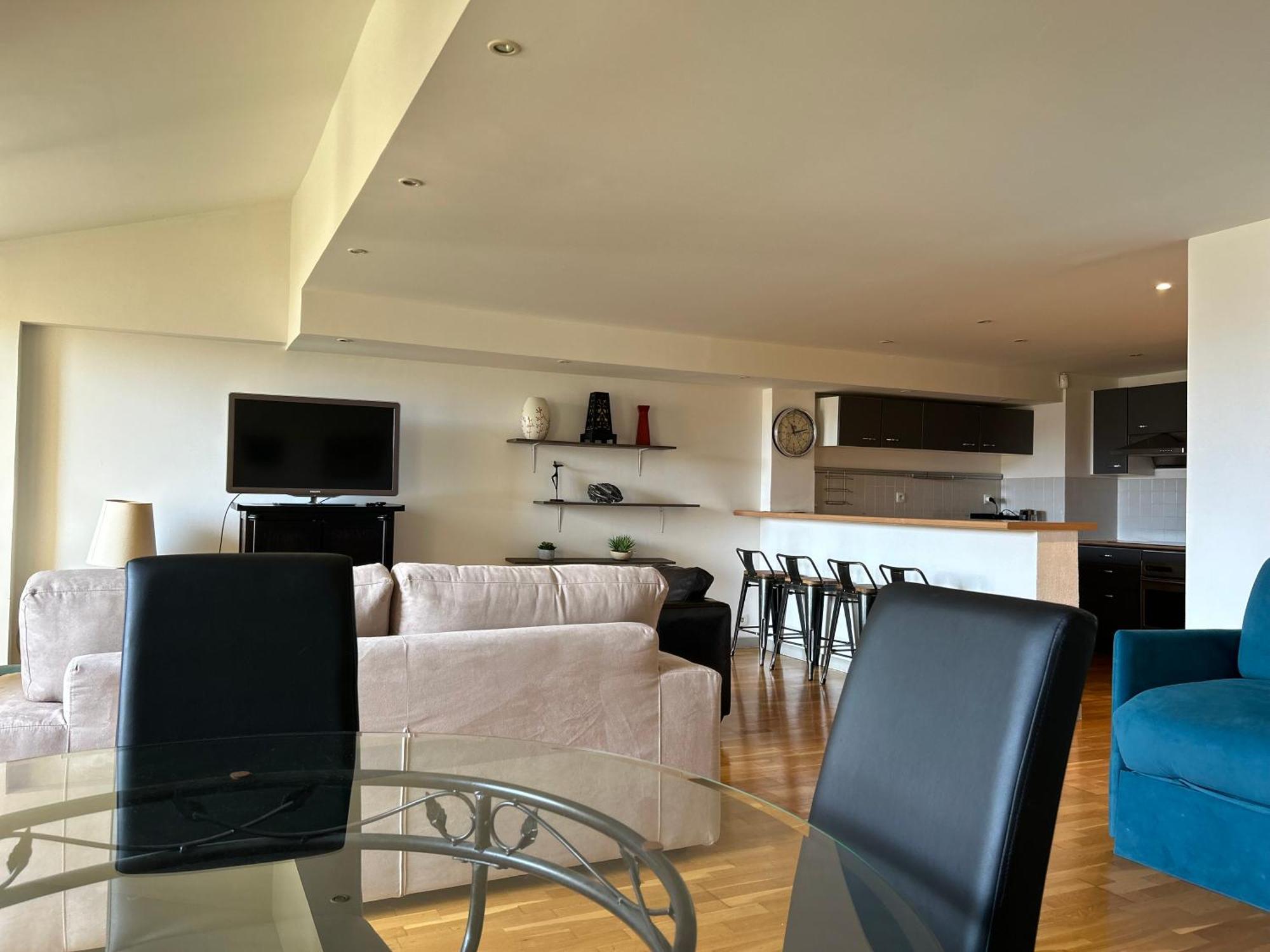 Loft Moderne Vue Vieux Port Terrasse Rooftop Apartment Marseille Luaran gambar