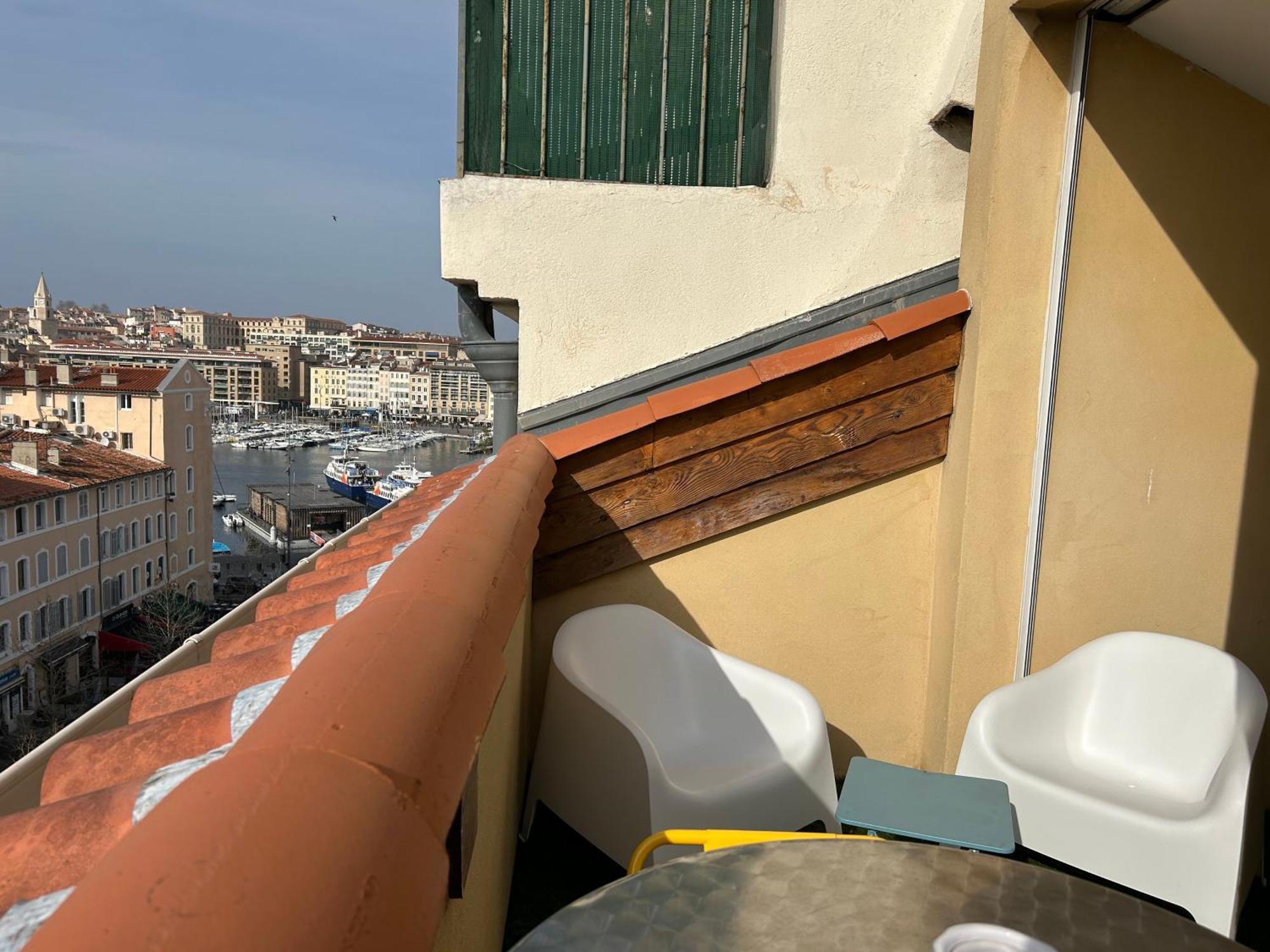 Loft Moderne Vue Vieux Port Terrasse Rooftop Apartment Marseille Luaran gambar