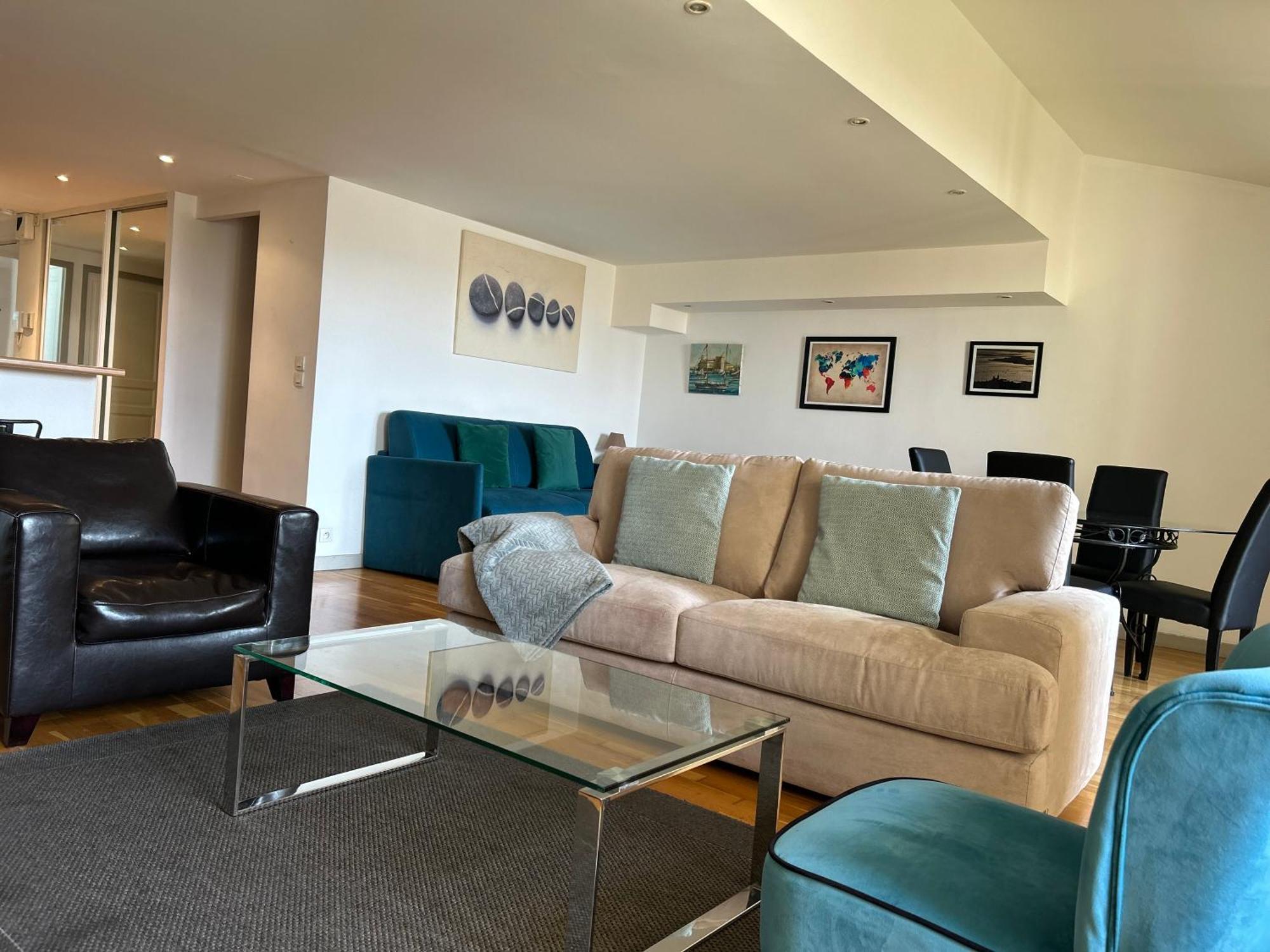 Loft Moderne Vue Vieux Port Terrasse Rooftop Apartment Marseille Luaran gambar