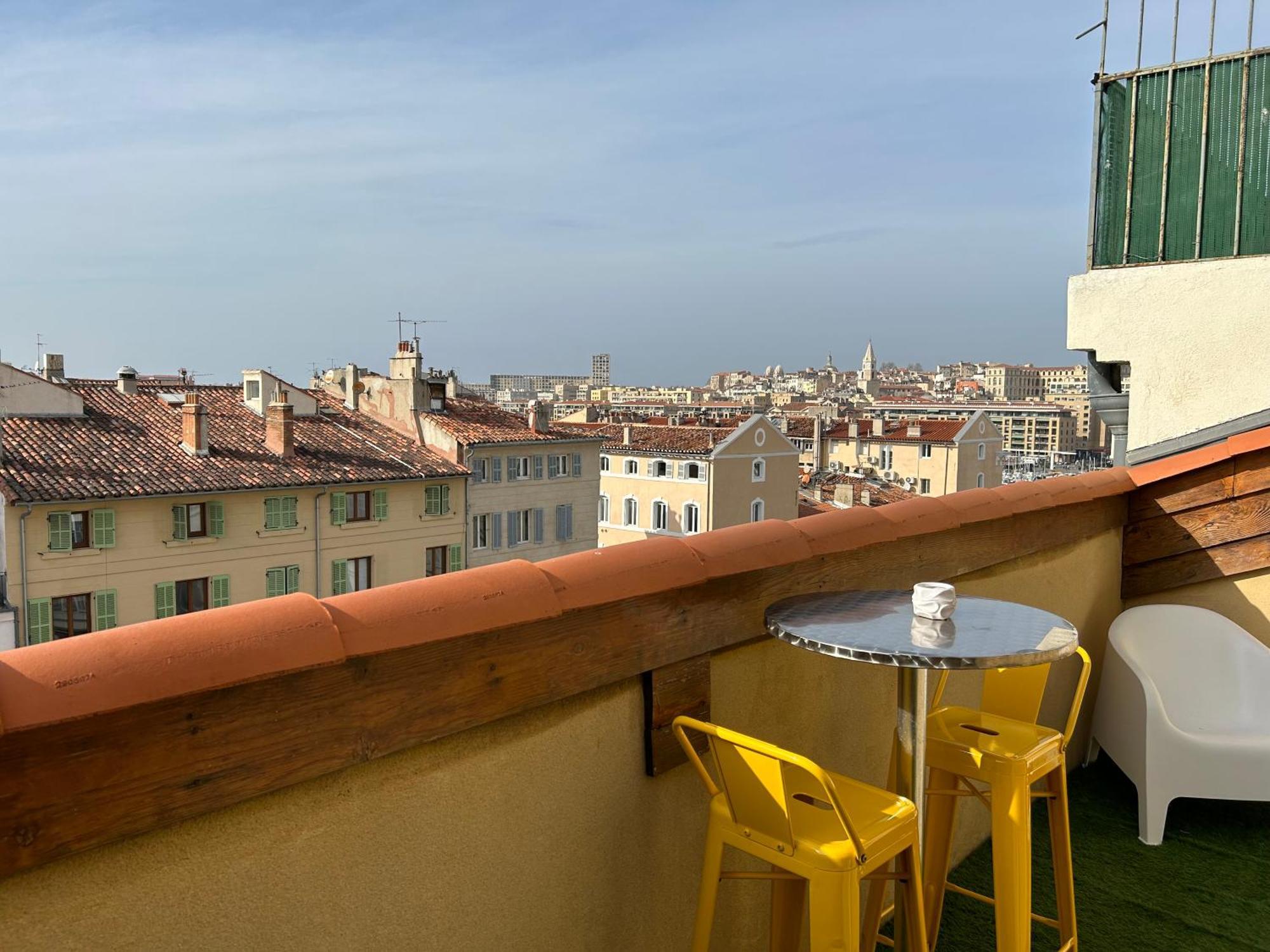 Loft Moderne Vue Vieux Port Terrasse Rooftop Apartment Marseille Luaran gambar