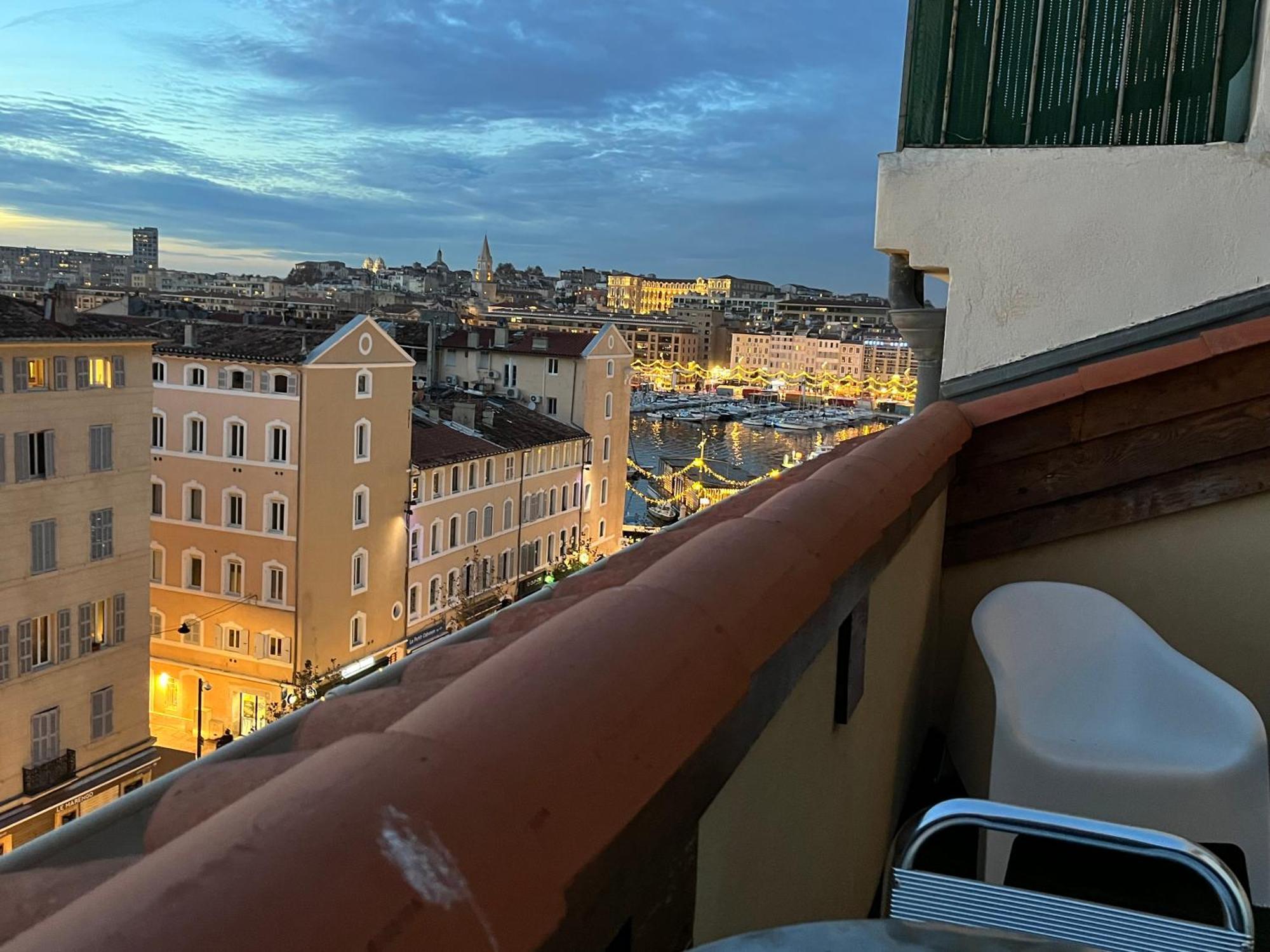 Loft Moderne Vue Vieux Port Terrasse Rooftop Apartment Marseille Luaran gambar