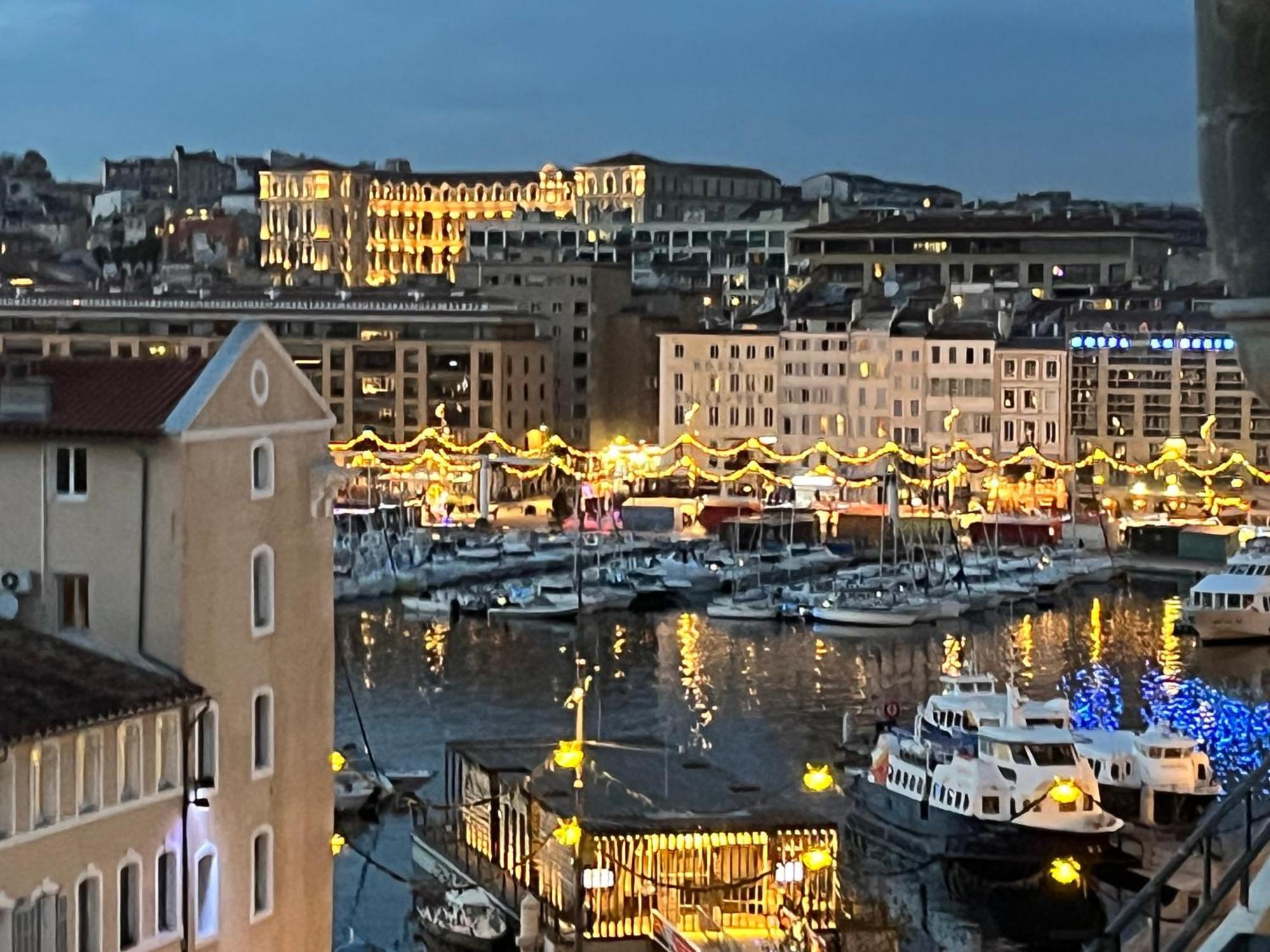 Loft Moderne Vue Vieux Port Terrasse Rooftop Apartment Marseille Luaran gambar